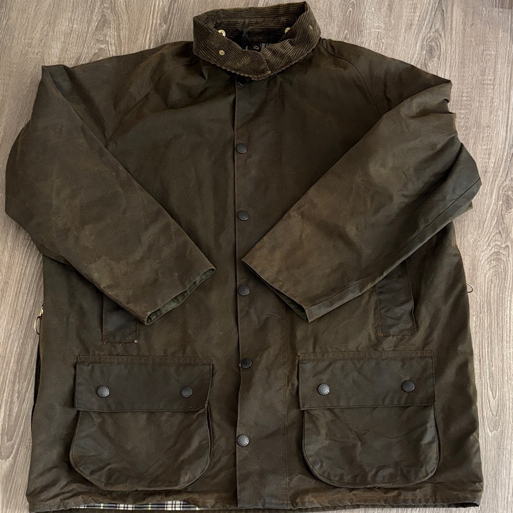 Barbour Moorland A50 Waxed Coated Field Jacket, XL / C46